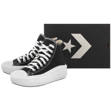 Buty Trampki za Kostkę Converse CT All Star Move 568497C Czarne