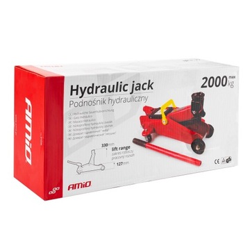 ГИДРАВЛИЧЕСКИЙ ПОДЪЕМНИК ŻABA 127-330ММ 2Т 2000КГ