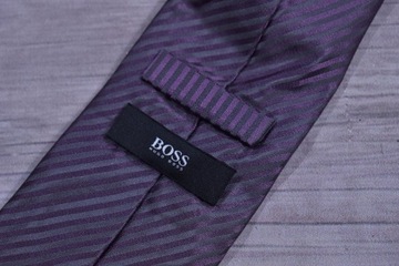 HUGO BOSS Krawat 100% Silk Jedwabny 150cm 8cm