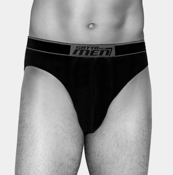 3X ТРУСЫ GATTA ИЗ ХЛОПКА, ЧЕРНЫЕ, L