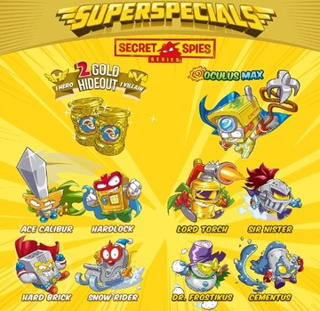SUPERTHINGS GOLD CAN СЕРИЯ 6 ВОЛШЕБНАЯ КОРОБКА СЕКРЕТНЫХ ШПИОНОВ