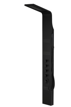 Panel prysznicowy Corsan KASKADA Termostat Czarny