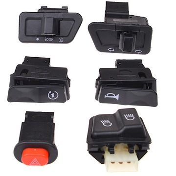 ZESTAW KOMPLET WŁĄCZNIKÓW PRZEŁĄCZNIKÓW SKUTER 4T