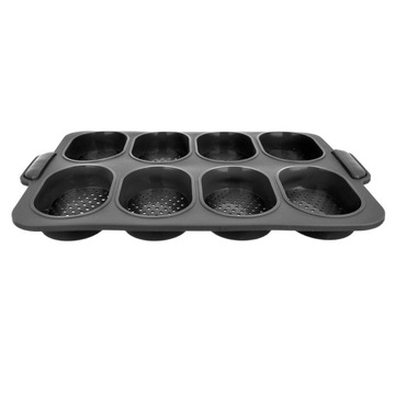 СИЛИКОНОВАЯ ФОРМА ДЛЯ ВЫПЕЧКИ БУЛОЧЕК НА 8 БУЛОЧЕК