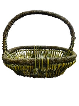 KOSZYK KOSZ ZESTAW PREZENTOWY WIKLINOWY NA KWIATY PREZENT M