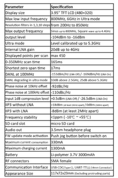 Анализатор спектра TinySA Ultra до 5,3 ГГц