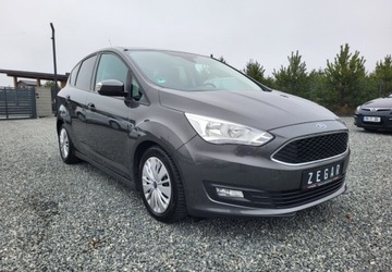 Ford C-MAX II Grand C-MAX Facelifting 1.0 EcoBoost 125KM 2016 Ford C-MAX 1,0 125 KM Tytanium BEZWYPADKOWY