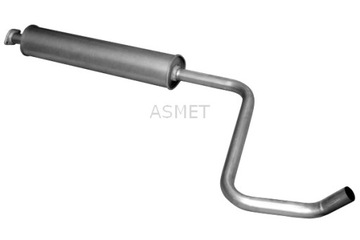 ASMET TŁUMIK UKŁADU WYDECHOWEGO PRZÓD OPEL ASTRA J 1.6 12.09-