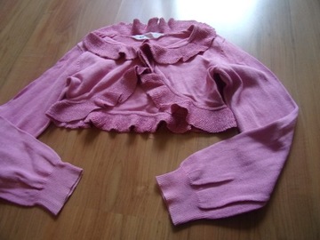 Bolerko sweterek 6-8L H&M