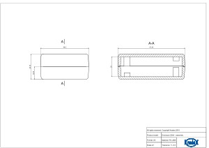 Z-24A ПЛАСТИКОВЫЙ КОРПУС 24x47x66 ЧЕРНЫЙ