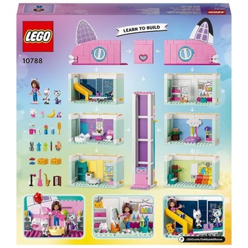 KLOCKI LEGO KOCI DOMEK GABBY GABBY'S DOLLHOUSE DLA DZIEWCZYNKI 4 LATA GABI