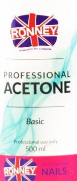 СРЕДСТВО ДЛЯ УДАЛЕНИЯ КОСМЕТИЧЕСКОГО АЦЕТОНА BASIC RONNEY 500ML