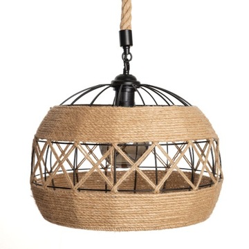 Lampa wisząca jutowa NATURA boho