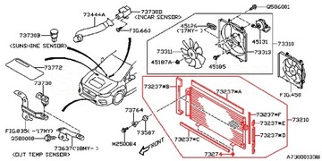 CHLADIČ KONDENZÁTOR KLIMATIZACE SUBARU WRX LEVORG 13-