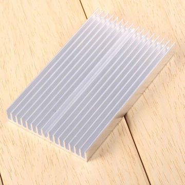 Алюминиевая решетка радиатора своими руками 100*60*10 мм