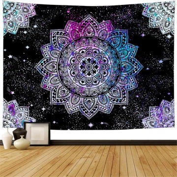 Mandala gobelin wiszący gobelin ścienn 200x150