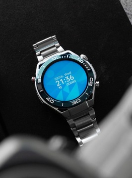 SMARTWATCH ZEGAREK CIŚNIENIOMIERZ EKG GLUKOZA GLIKEMIA HRV ROZMOWY MENU PL