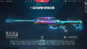 Валорантный аккаунт | 8 ножей | Множество скинов | Высокий уровень