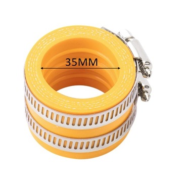 Адаптер карбюратора мотоцикла, силиконовый впускной коллектор карбюратора, желтый