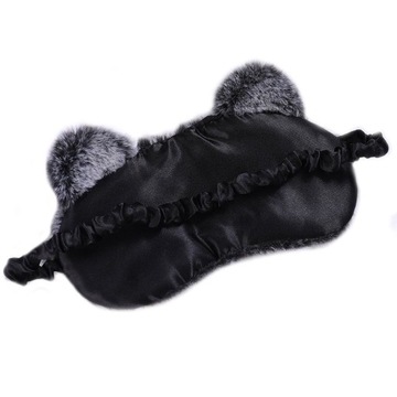 МАСКА ДЛЯ СПЯ, серая, повязка CAT для самолета