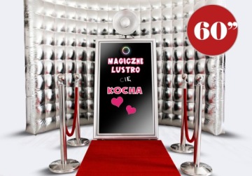 ФОТОБУТИНКА MAGIC MIRROR ФОТО ЗЕРКАЛО Фотобудка 60 футов