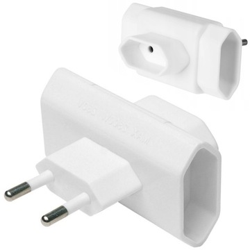 ROZGAŁĘŹNIK ROZDZIELACZ ELEKTRYCZNY 3X GNIAZDO WTYCZKA ZŁODZIEJKA WĄSKA