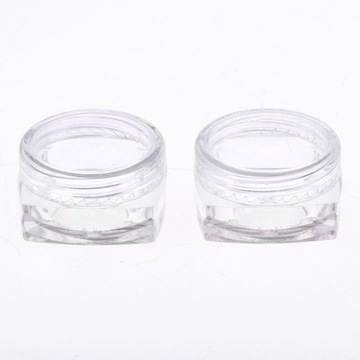 Пустые косметические баночки, баночки для пудры, баночки с прозрачными