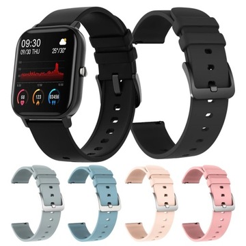 Silicone Smart Watch Band Men Women Watch Strap for COLMI P8 / Huami