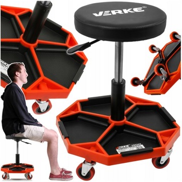 СТУЛ ДЛЯ МАСТЕРСКОЙ, ПОВОРОТНЫЙ СТУЛ, СИДЕНИЕ