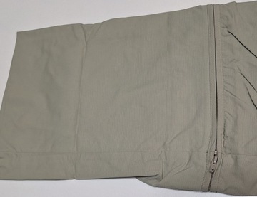 Spodnie ortalionowe z odpinaną nogawką beżowe rozmiar M firma Brunotti