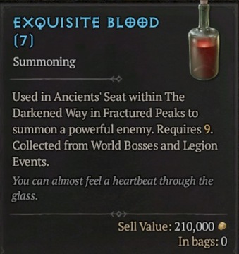 Diablo 4 Новый сезон Exquisite Blood Blood Lord Zir