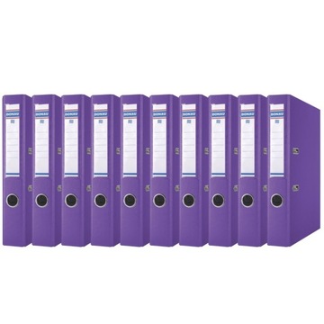 Segregator Master PP Dźwigniowy 50mm Fioletowy x10