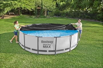 Bestway Przykrycie na basen stelażowy 457cm 58038