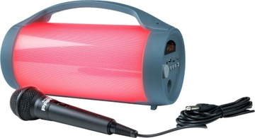 Big Ben Głośnik Bluetooth Mikrofon Party Outdoor Karaoke Podświetlenie 50W