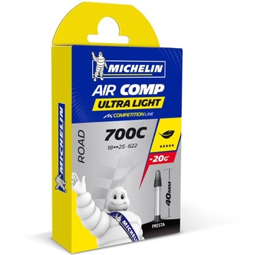 Dętka Michelin AirComp 700x18-25C presta 60mm