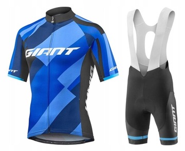 Strój Kolarski Rowerowy Giant Krótki Rękaw MTB