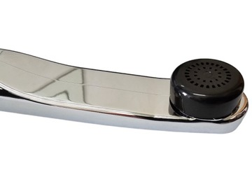 Смеситель London 12V хромированный излив с черной Comet и переключателем Turismus PL