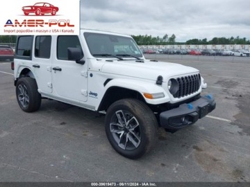 Jeep Wrangler IV 2024 Jeep Wrangler 2024 JEEP WRANGLER 4XE SPORT S, silnik 2.0, 44, od ubezpiecz