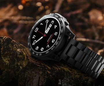 SMARTWATCH ZEGAREK MĘSKI MENU POLSKIE SPORT PULS ROZMOWY SMART WATCH AMOLED