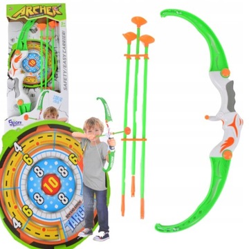 Лук с безопасными стрелами 56 х 24 х 6 см.