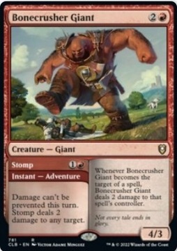 MTG Bonecrusher Giant // Stomp Rare XCLB