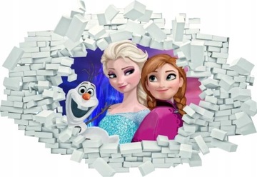 Naklejka na ścianę Frozen Kraina Lodu 160x110 ELSA