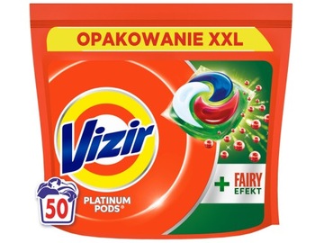 Капсулы для стирки VIZIR Platinum Fairy 50 шт.