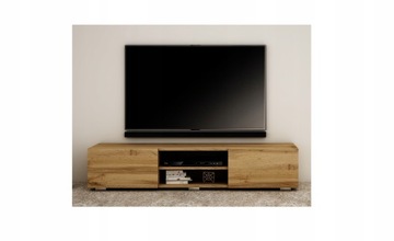 STOJĄCA SZAFKA RTV 160 CM DĄB WOTAN / POŁYSK/ MAT