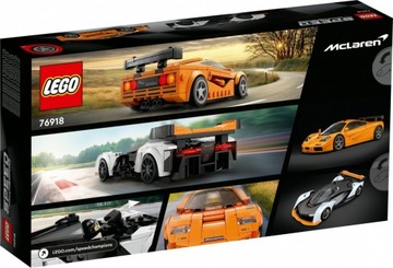 LEGO SPEED CHAMPIONS 76918 MCLAREN SOLUS GT I F1 LM + LEGO TORBA ŚREDNIA