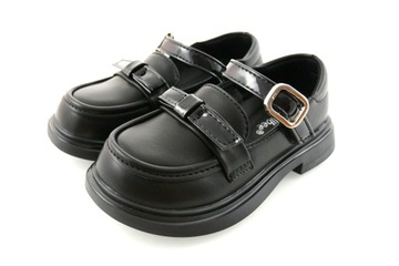 ЧЕРНЫЕ ЭЛЕГАНТНЫЕ ТУФЛИ ДЛЯ ДЕВОЧЕК, БАНТ, 27