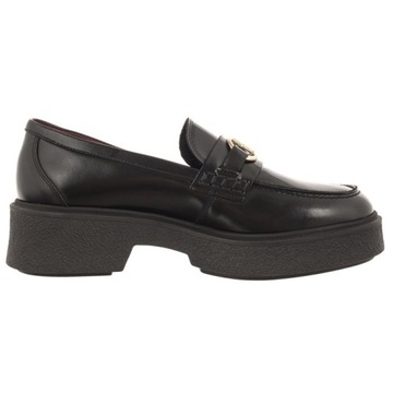 Buty Mokasyny Damskie Tommy Hilfiger Hardware Loafer Czarne