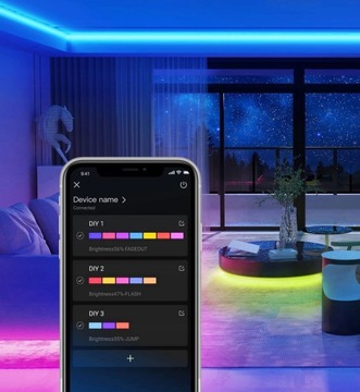 Светодиодная лента Bluetooth 5M RGB 5050 МОБИЛЬНОЕ ПРИЛОЖЕНИЕ