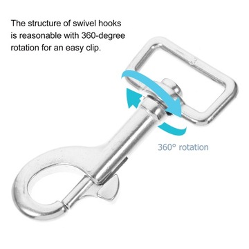 Прочная застежка для поводка для собак с одним крючком.