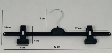 Прочная пластиковая вешалка для брюк и юбок, 10 шт.